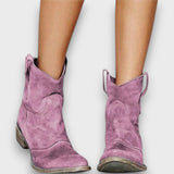 Weyona – Cowboy-Stiefeletten – Violett