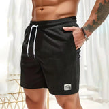 Kurze Hose mit Geräumigen Taschen für Herren | Ideal für den Sommer – Schwarz