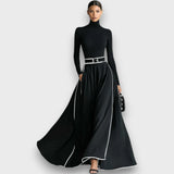 Mirelia – Elegantes Maxikleid – Schwarz