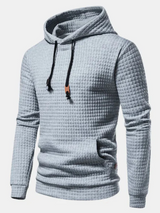 Zilon - Superweicher Kapuzenpullover – Hellgrau