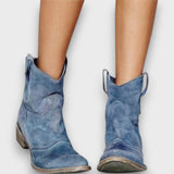 Weyona – Cowboy-Stiefeletten – Hellblau