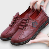 Ines – Orthopädische Lederschuhe | Premium Edition – Rot