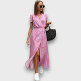 Liorah – Wickelkleid mit Sommercharme – Violett