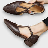 Elaris – Ortopädische Mary-Jane-Schuhe – Braun