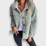 Yarila – Kuschelige Jacke – Grün