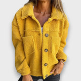 Yarila – Kuschelige Jacke – Gelb