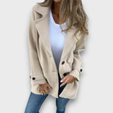 Bella – Eleganter Mantel – Beige