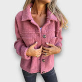 Yarila – Kuschelige Jacke – Rosa