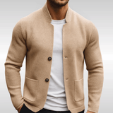 Vornick - Strukturierter Strickblazer – Beige