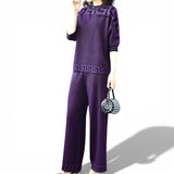 Vanyra - Soft-Touch-Strickset – Lila