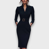 Melyra – Elegantes Kleid – Schwarz