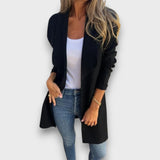 Lunara – Übergangs-Cardigan – Schwarz