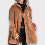 Corvianne – Lässige Kapuzenjacke – Khaki