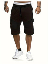 Herren Shorts mit Klapptaschen | Ideal für den Sommer – Schwarz