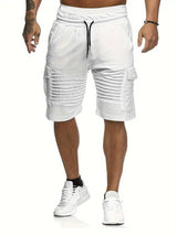Herren Shorts mit Klapptaschen | Ideal für den Sommer – Weiß