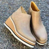 LAVINIA – Luxuriöse Lederstiefel für Damen – Khaki
