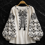 Adelina Bluse – Beige