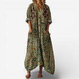 Azenelle – Stilvolles, lässiges Maxikleid – Grün