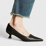 Felicity | Spitze Zehe Verstellbar Absatzschuhe – Schwarz