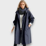 Lurea – Eleganter Regen-Trench – Marineblau