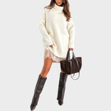 Yuri™ - Pullover und Rock Set – Weiß