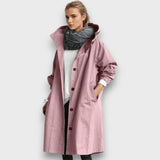 Lurea – Eleganter Regen-Trench – Rosa