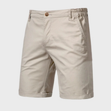 Kurze, Weite Shorts mit Seitentaschen für Herren | Ideal für den Sommer – Beige