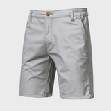 Kurze, Weite Shorts mit Seitentaschen für Herren | Ideal für den Sommer – Hellgrau