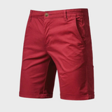 Kurze, Weite Shorts mit Seitentaschen für Herren | Ideal für den Sommer – Rot