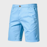 Kurze, Weite Shorts mit Seitentaschen für Herren | Ideal für den Sommer – Hellblau