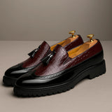 Wilson - Formelle Lässige Loafer – Rot