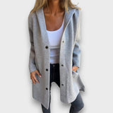 Lurea – Elegante Kapuzenjacke – Grau