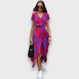Liorah – Wickelkleid mit Sommercharme – Rosa