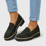 Agnes | Damen Slipper Grobe Sohle Komfort – Komfort Slipper Profil Sohle 2026 – Schwarz