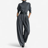 Doris™ - Tuta mit hohem Kragen – Grau