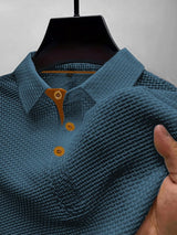 Tharic - Leichtes Poloshirt – Blau