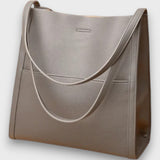 Marisse – Klassische Schultertasche – Grau