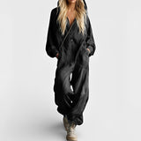 Abby - Overall – Lässiger Overall mit Taschen – Schwarz
