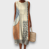 Solivana – Kleid mit Farbverlauf – Khaki