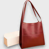 Marisse – Klassische Schultertasche – Rot