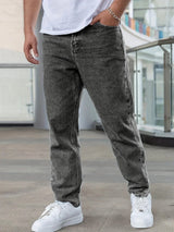 Eddie - Stilvolle Slim-Fit-Jeans für Herren – Grau