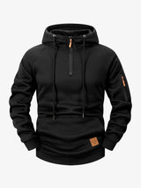 Erik™ – Klassischer Hoodie für Täglichen Tragekomfort | 1+1 gratis – Schwarz