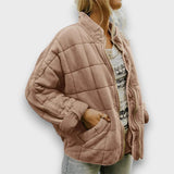 Merelle – Gestepptes Übergangsjacke – Altrosa