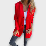 Lurea – Elegante Kapuzenjacke – Rot