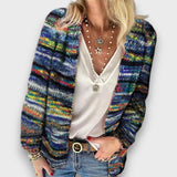 Carivelle – Multicolor Cardigan – Blau