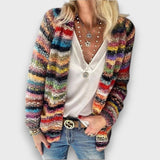 Carivelle – Multicolor Cardigan – Rot