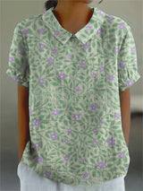 Inga - Bluse Mit Blumendruck – Floral 9