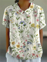 Inga - Bluse Mit Blumendruck – Floral 11