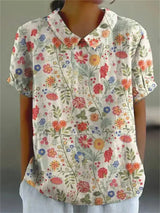 Inga - Bluse Mit Blumendruck – Floral 3
