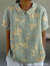 Inga - Bluse Mit Blumendruck – Floral 12